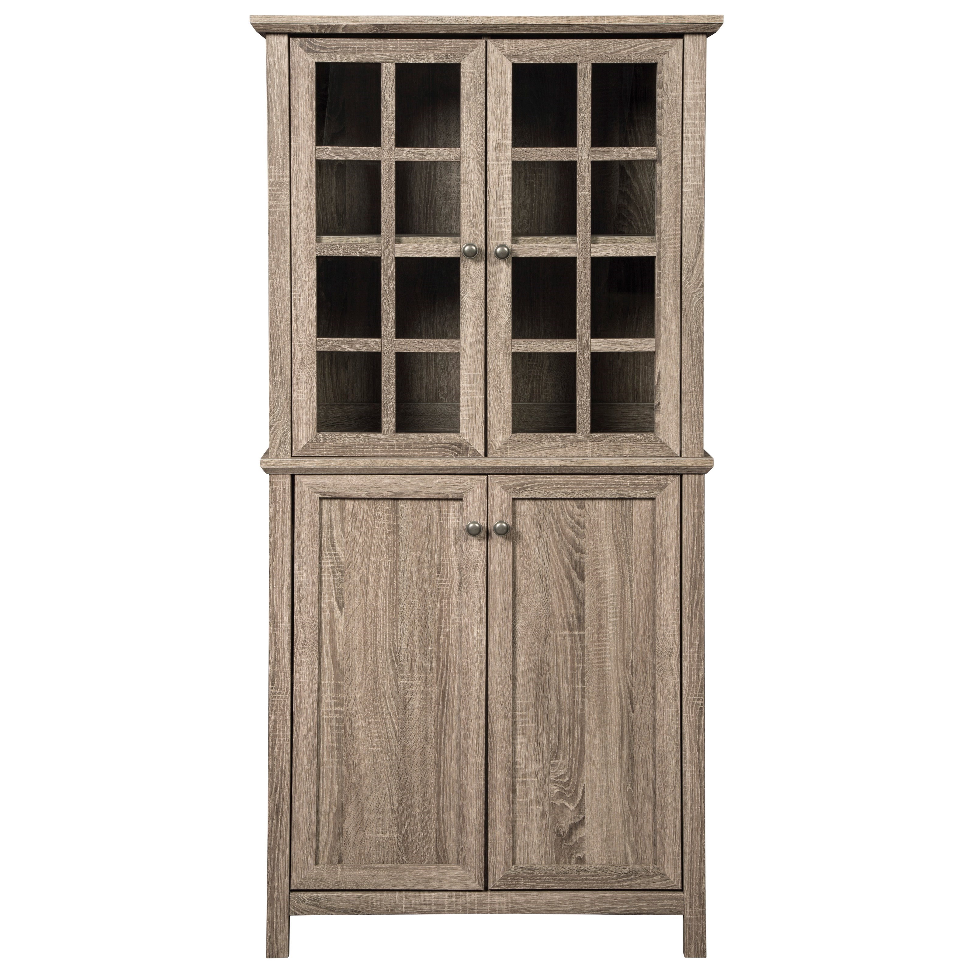 Signature Design By Ashley Drewmore Tall Accent Cabinet With Glass