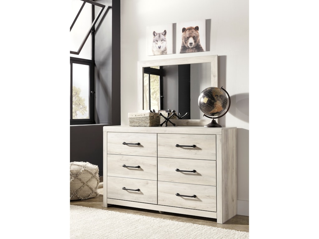 Signature Design By Ashley Cambeck Rustic 6 Drawer Dresser And