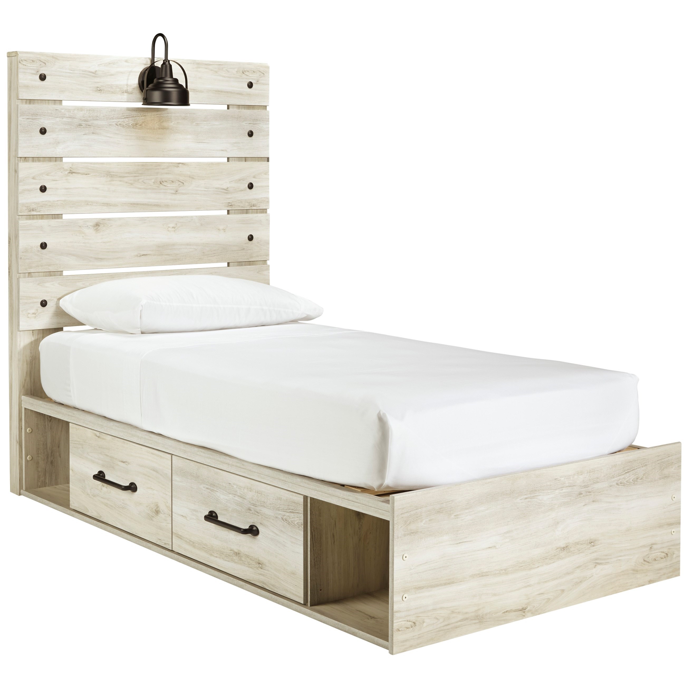 ashley twin bed with storage