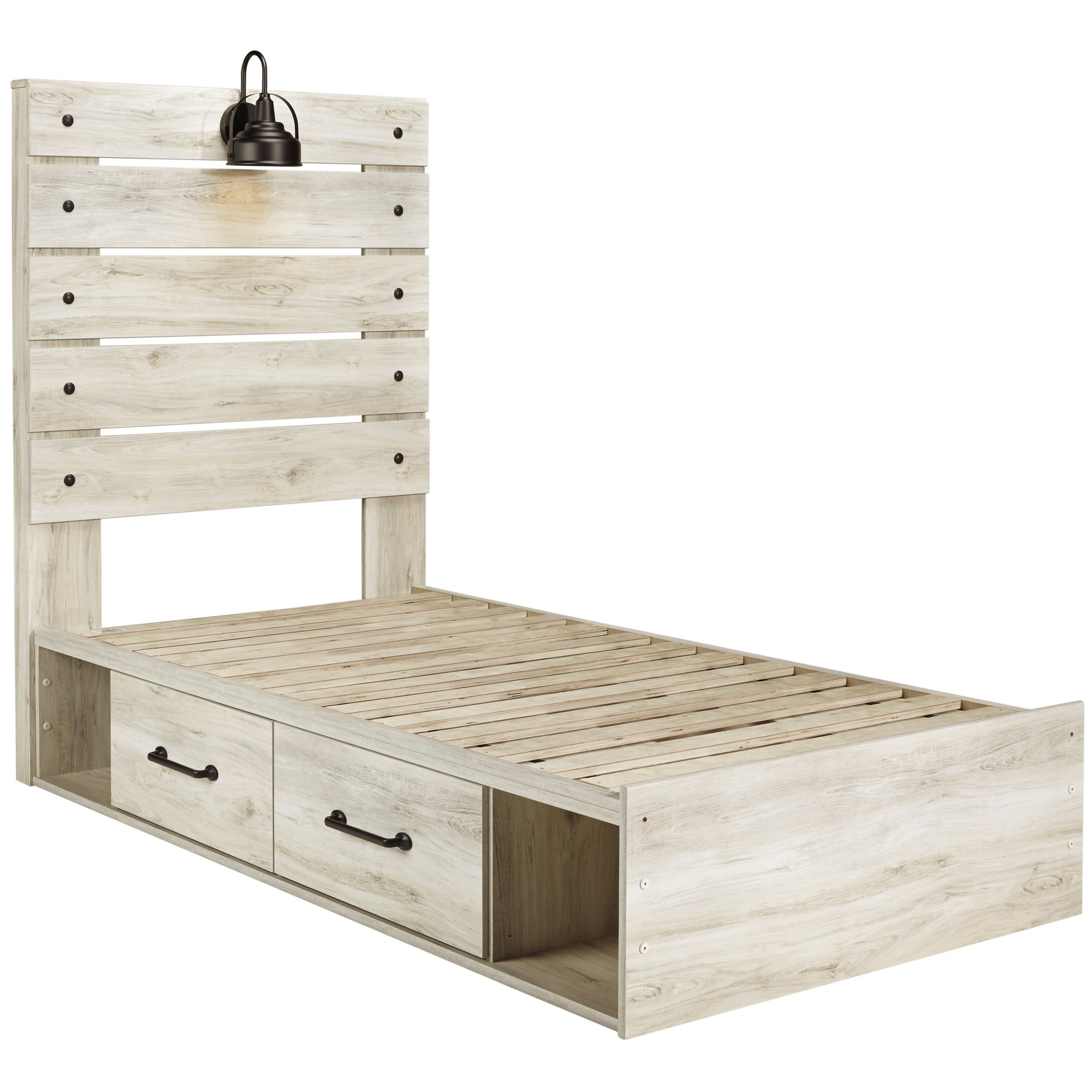 Signature Design By Ashley Cambeck Rustic Twin Storage Bed With 4