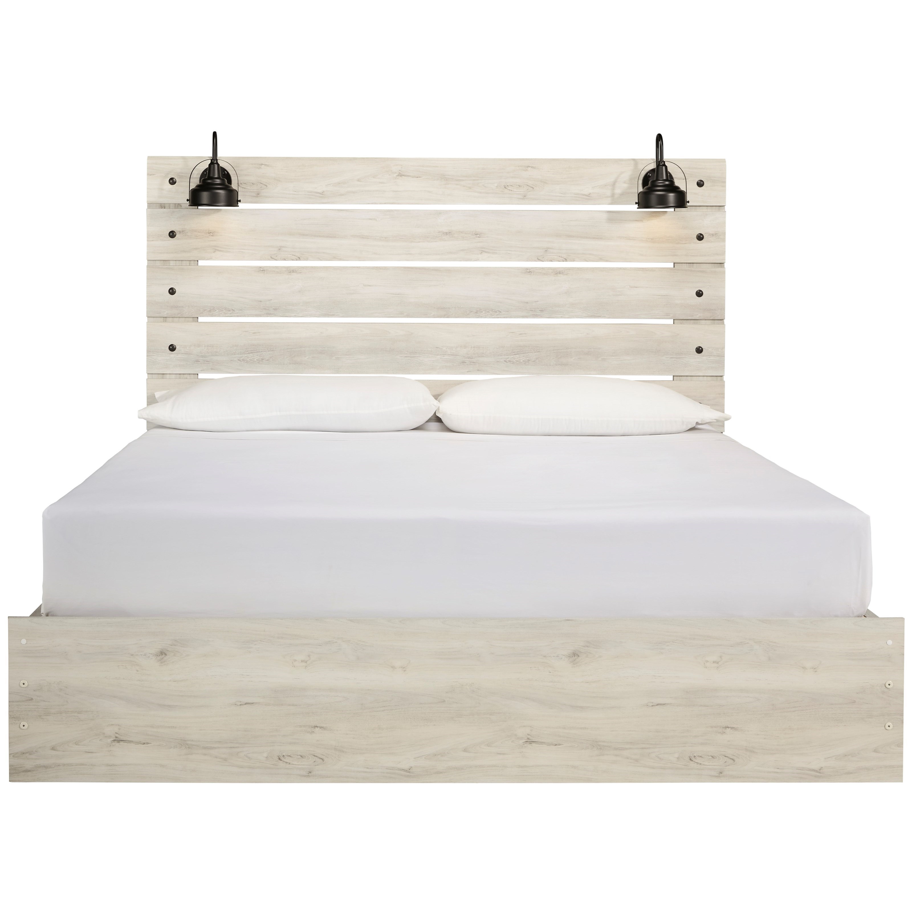 Signature Design By Ashley Cambeck Rustic King Storage Bed With 2