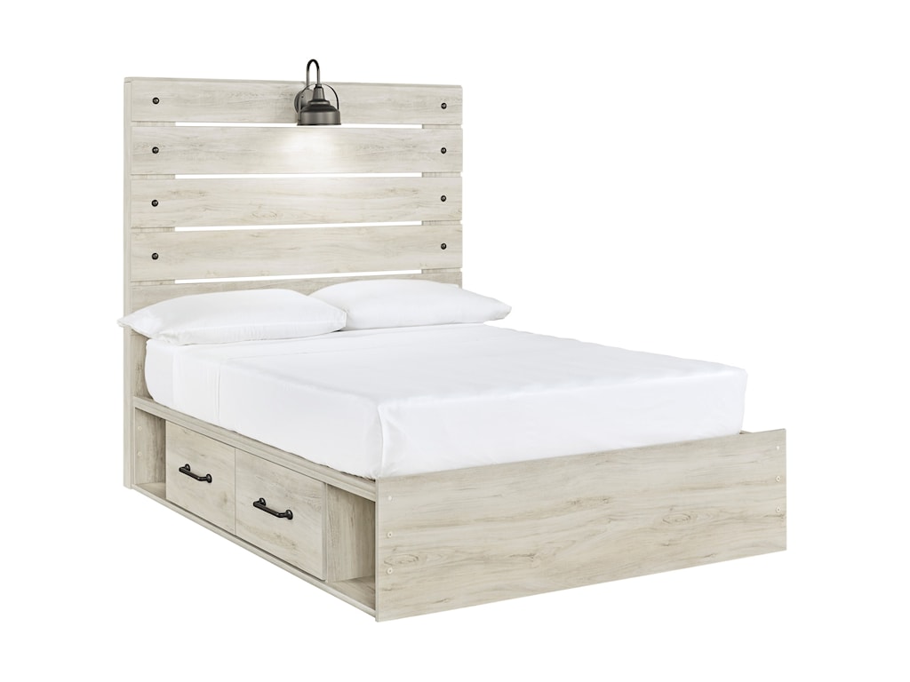 Signature Design by Ashley Cambeck Rustic Full Storage Bed with 2 