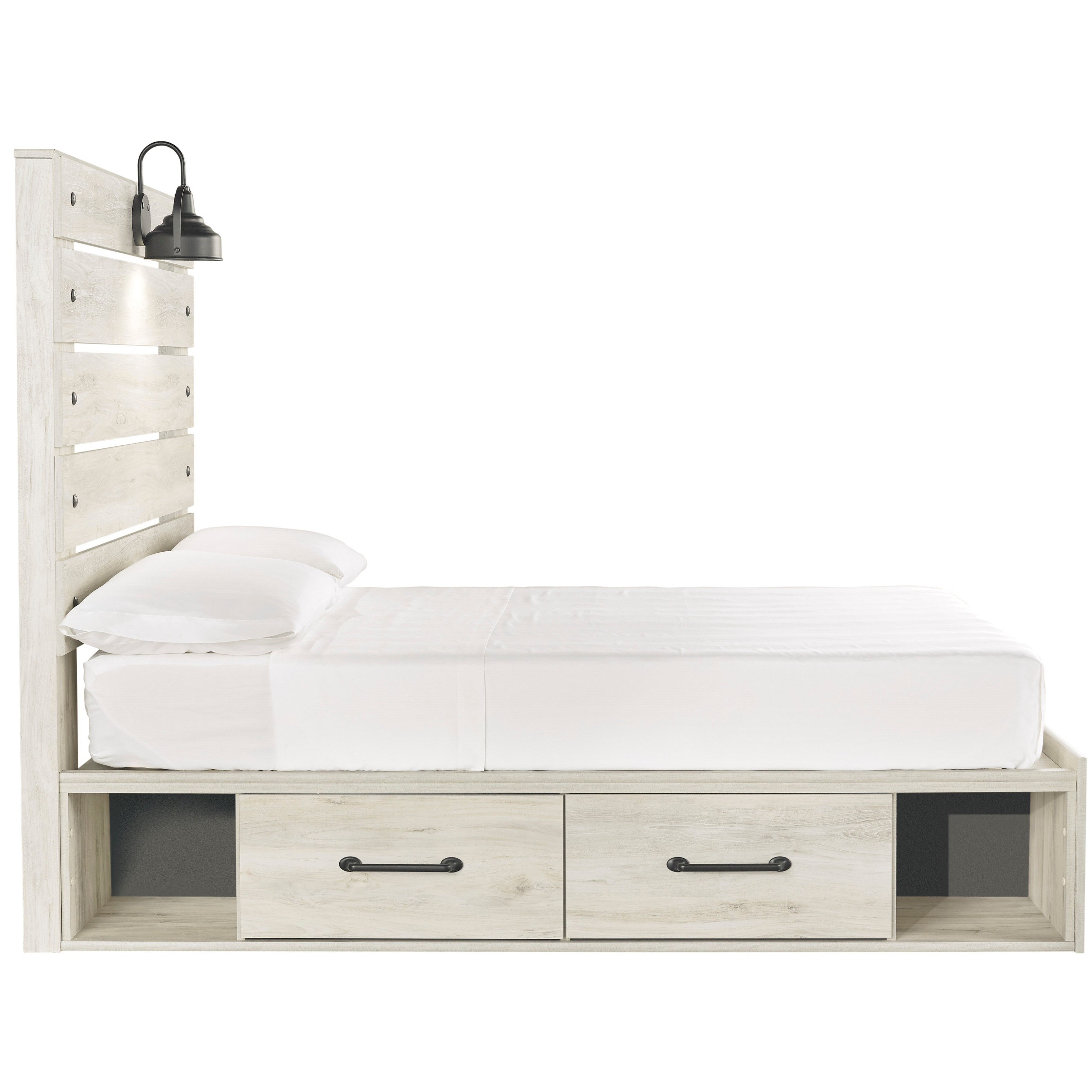 Signature Design By Ashley Cambeck Rustic Full Storage Bed With 2