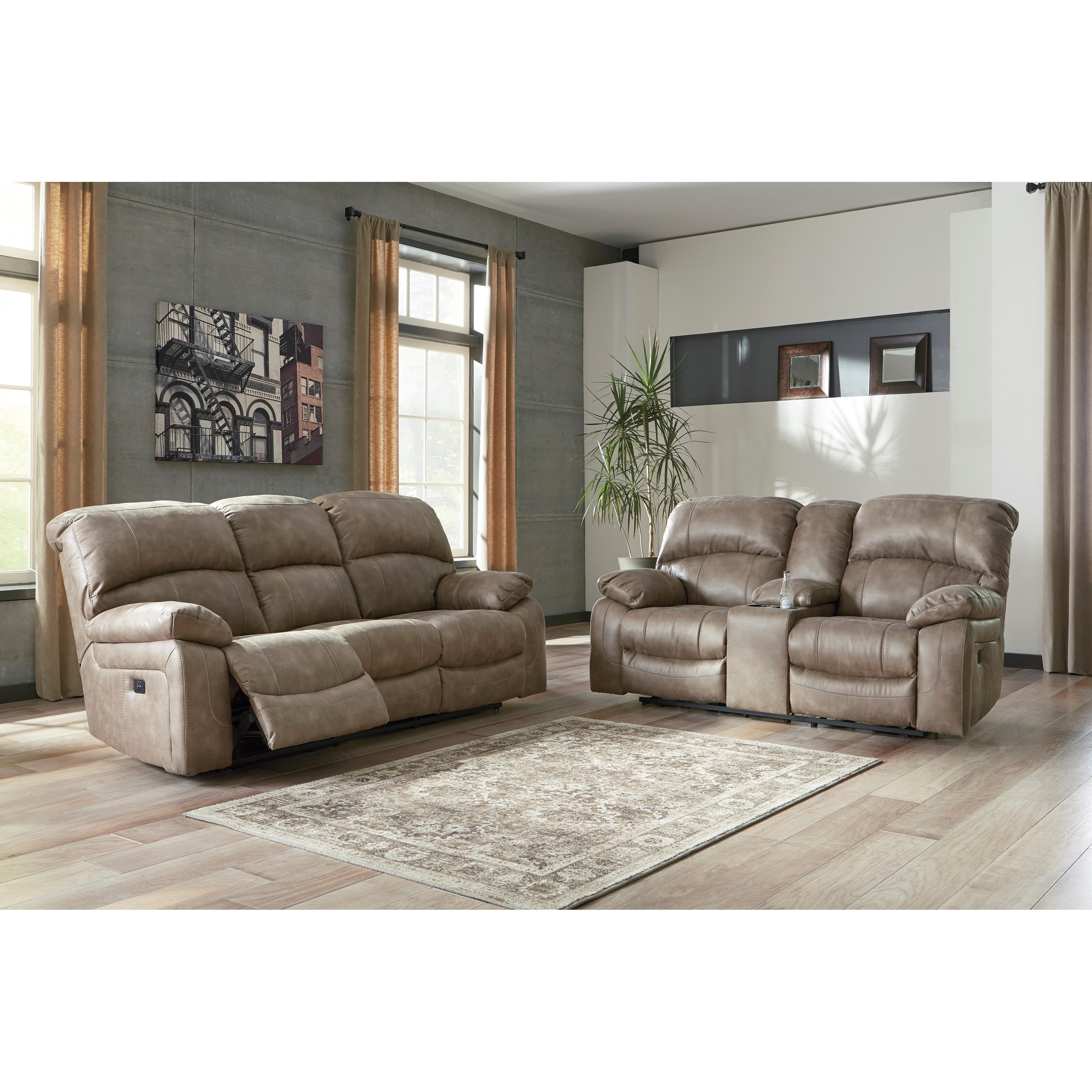 Signature Design By Ashley Dunwell Reclining Living Room Group