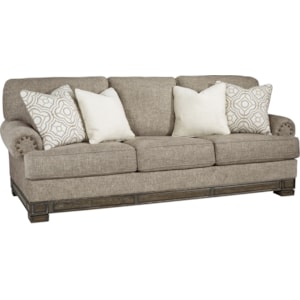 Signature Design By Ashley Einsgrove 3230238 Traditional Sofa With Nailhead Trim Furniture And Appliancemart Sofas
