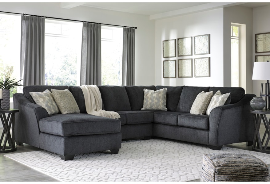 Signature Design by Ashley Eltmann 3-Piece Sectional with ...