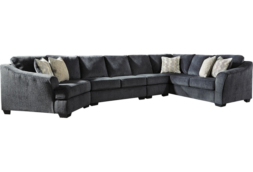 Eltmann 4 Piece Sectional With Left Cuddler Eltmann 4 Piece Sectional With Left Cuddler