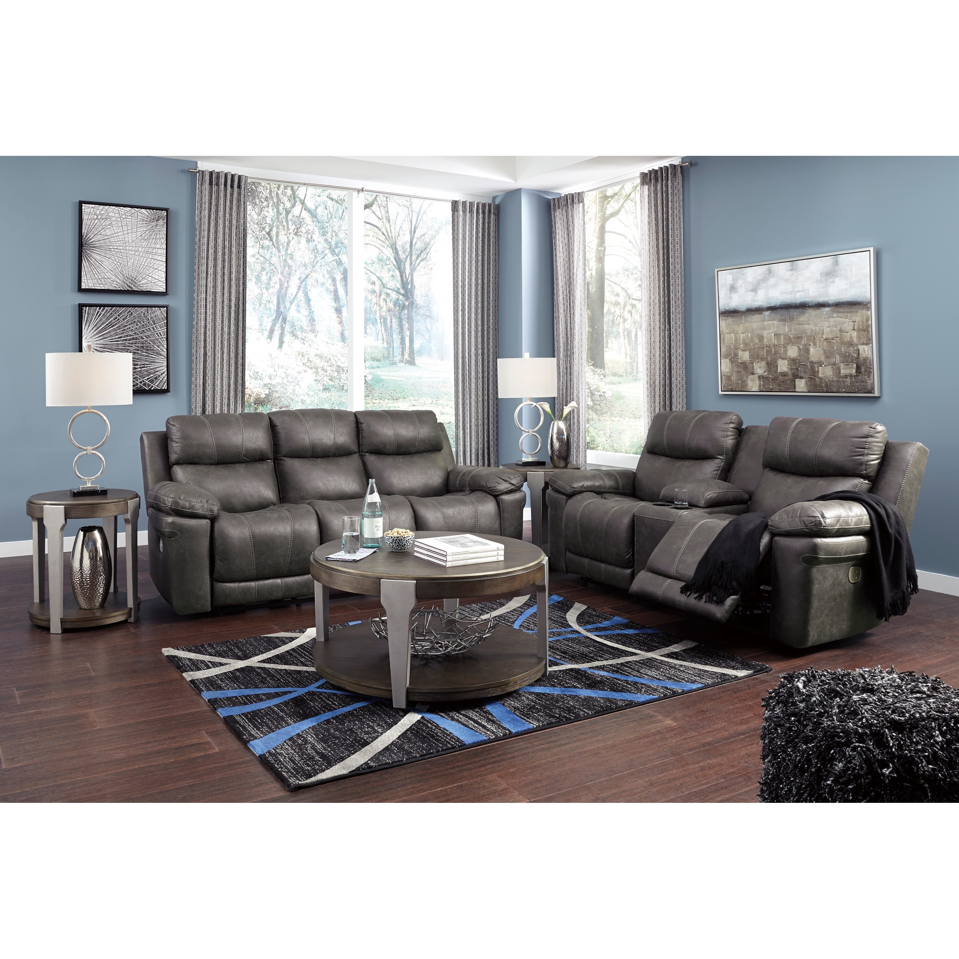 Signature Design By Ashley Erlangen Reclining Living Room Group
