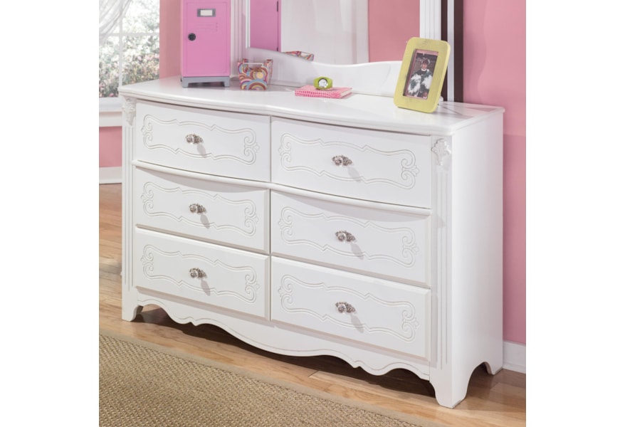 Styleline Exquisite B188 21 Traditional 6 Drawer Dresser Efo