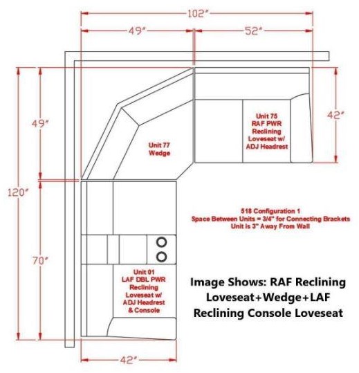 Family Den Power Reclining Sectional