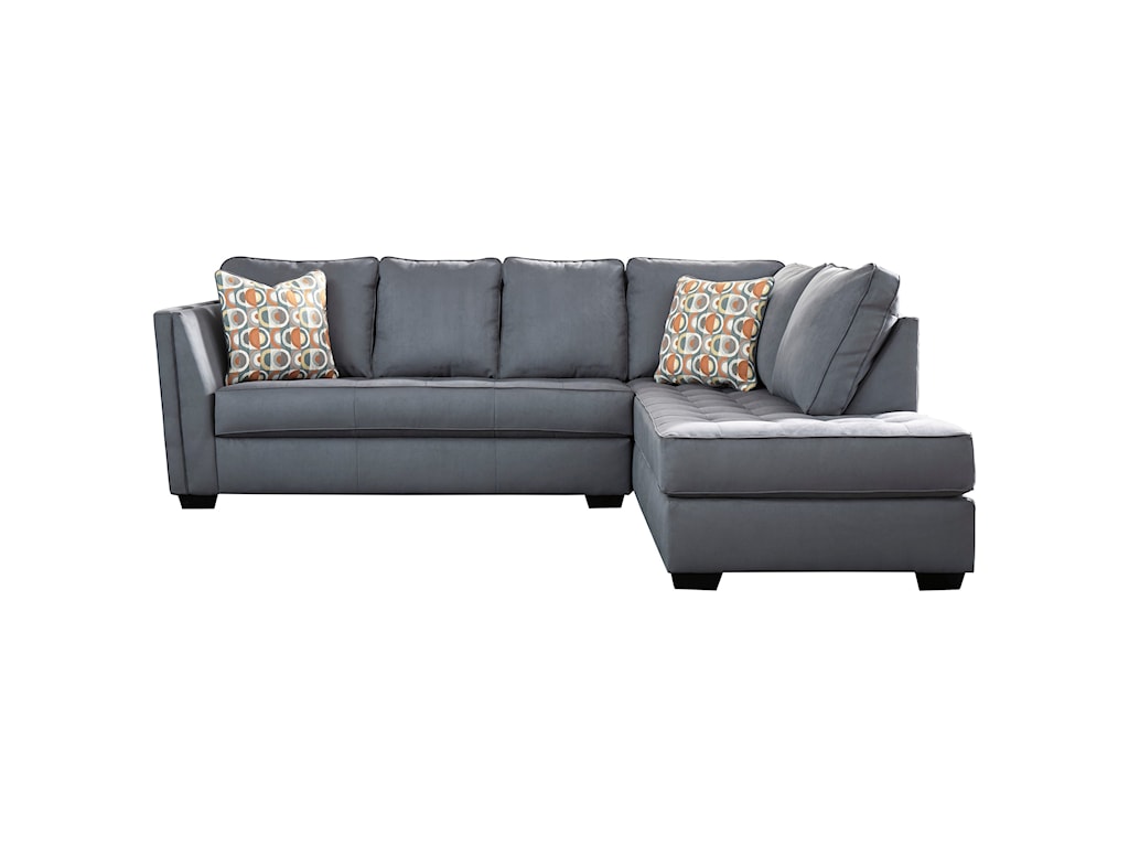 Signature Design By Ashley Filone Contemporary Sectional Sofa With