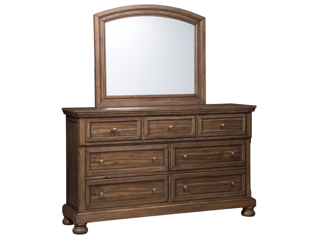 Flynnter Dresser Bedroom Mirror By Signature Design Ashley At Sam Levitz Furniture