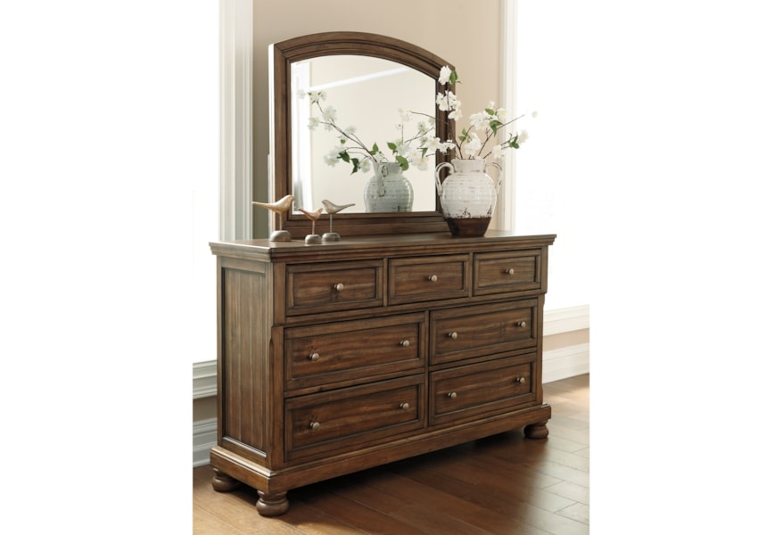 Signature Design By Ashley Flynnter Dresser Bedroom Mirror