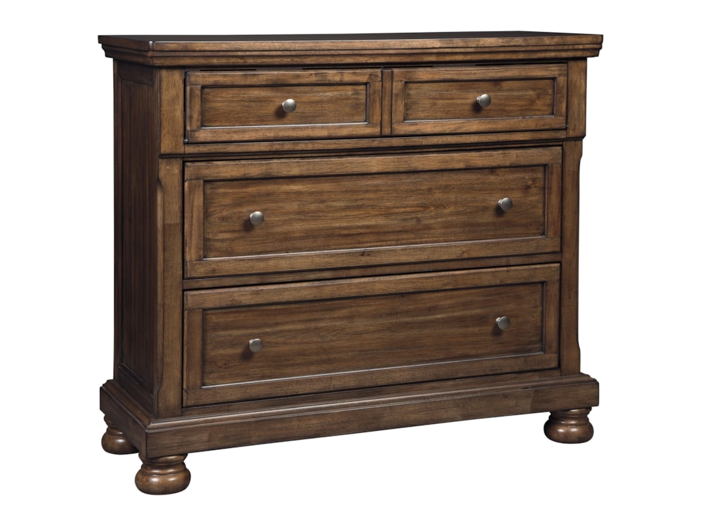 Flynnter Media Chest With Drop Front Drawer By Signature Design Ashley At Furniture And Liancemart