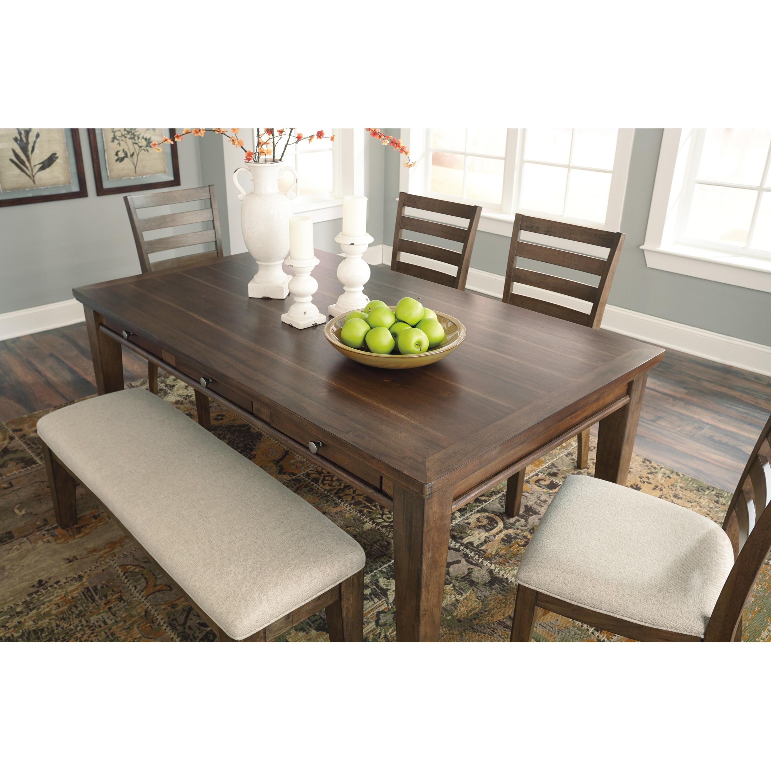 Signature Design By Ashley Flynnter 6 Piece Storage Table Set With
