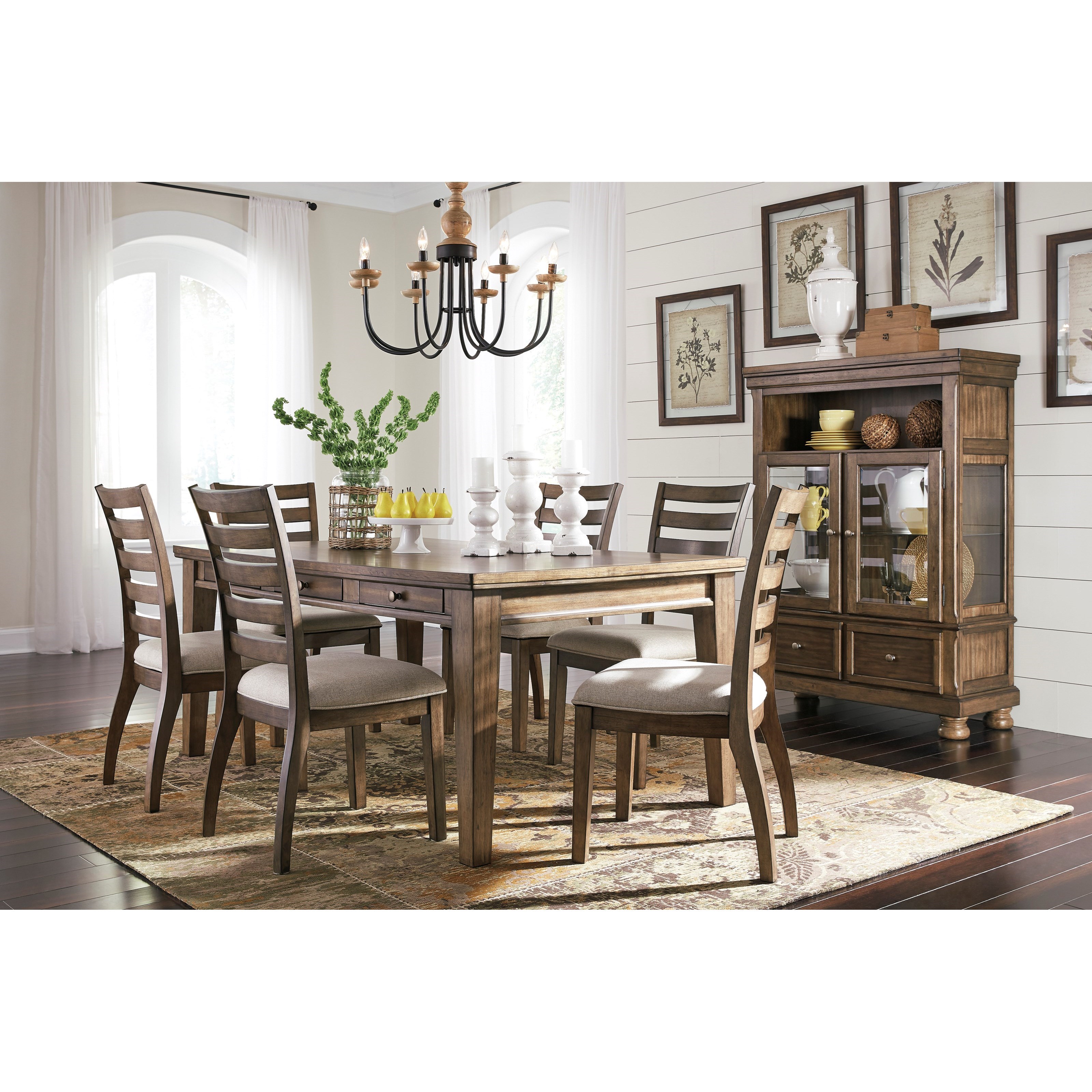 Signature Design By Ashley Flynnter 7 Piece Storage Table And