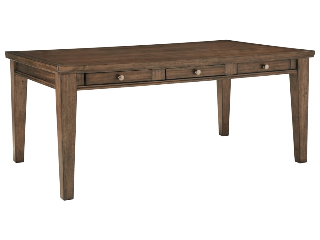 Signature Design By Ashley Flynnter D719 25 Rectangular Dining Table Signature Design By Ashley Flynnter D719 25 Rectangular Dining Table With Built In Drawers Household Furniture Tables