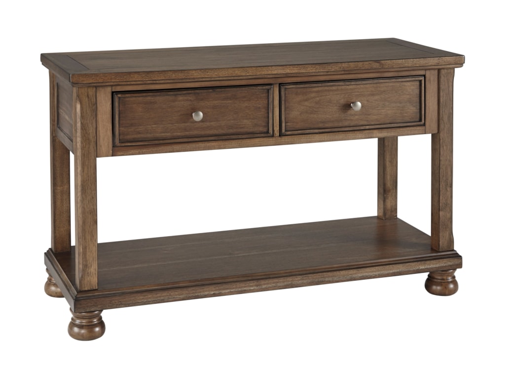 Signature Design By Ashley Flynnter Console Sofa Table With Drop Ashley Flynnter Console Sofa Table