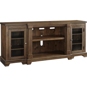 Signature Design By Ashley Flynnter W719 68 Breakfront Extra Large Tv Stand With Glass Doors Household Furniture Tv Stands Tv stands & entertainment centers : ashley