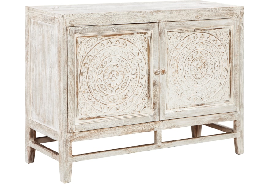 Fossil Ridge Relaxed Vintage Door Accent Cabinet By Signature Design By Ashley At Zak S Warehouse Clearance Center