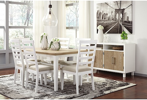 Signature Design By Ashley Gardomi Casual Dining Room Group Rooms Signature Design By Ashley Gardomi Casual Dining Room Group Rooms