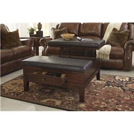 Tray Top Storage Ottomans In Syracuse Utica Binghamton Dunk