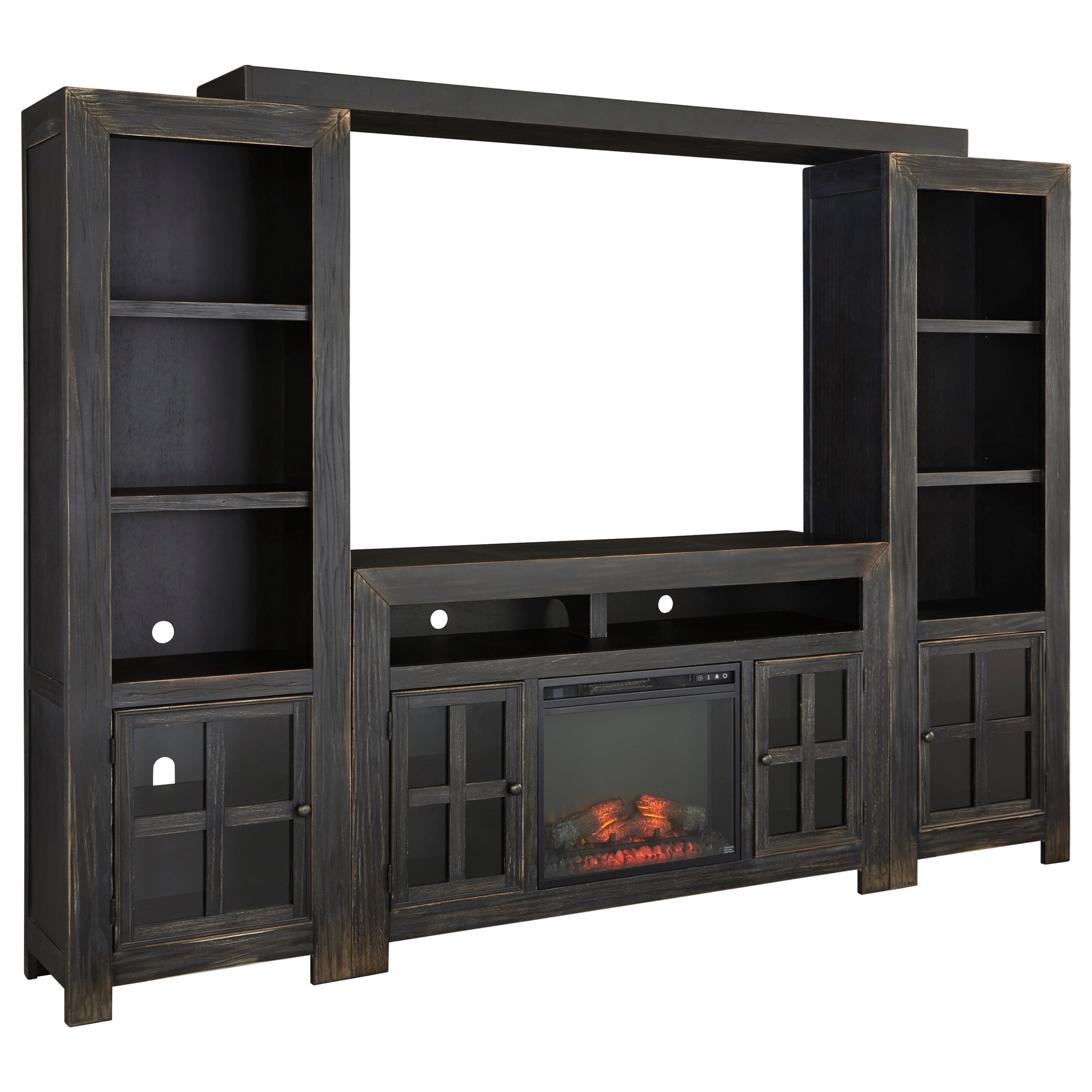 Signature Design By Ashley Gavelston Entertainment Wall Unit W