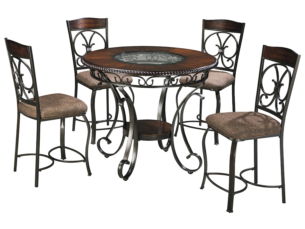 Ashley Furniture Signature Design Glambrey Round Counter Table And