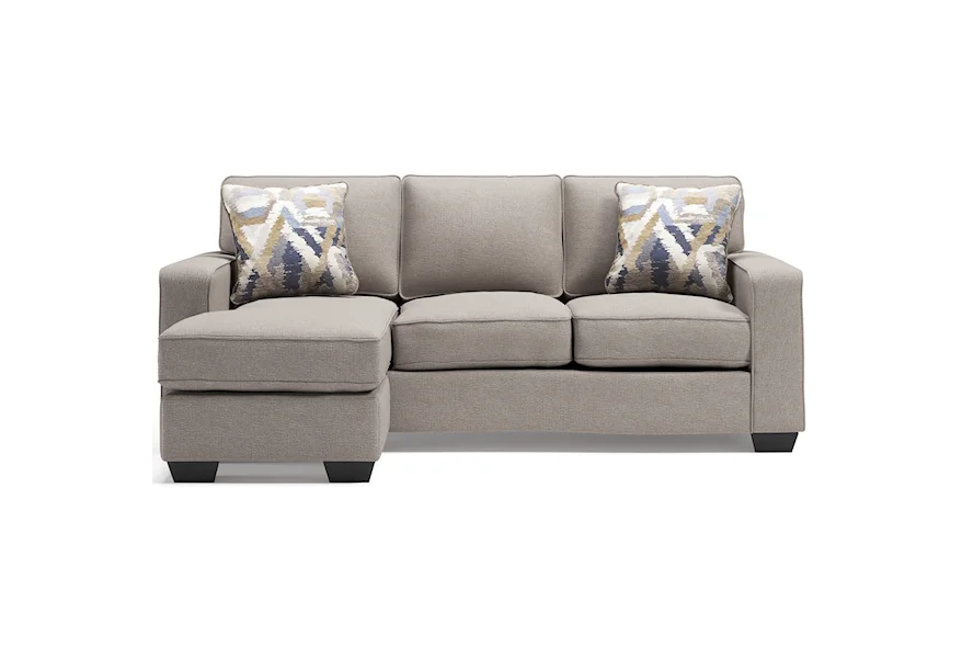 Signature Design by Ashley Greaves 5510418 Contemporary Sofa Chaise with  Reversible Ottoman | Wayside Furniture & Mattress | Sectional Sofas