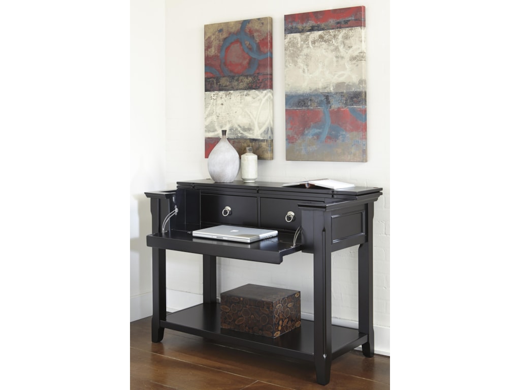 Greensburg Sofa Table/Desk With Shelf By Signature Design By Ashley Greensburg Sofa Table/Desk With Shelf By Signature Design By Ashley