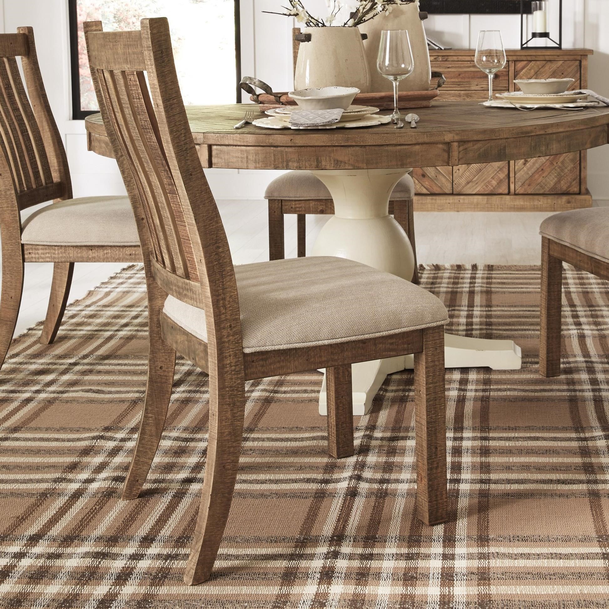 Signature Design By Ashley Grindleburg D754 05 Dining Upholstered Side Chair Northeast Factory Direct Dining Side Chairs