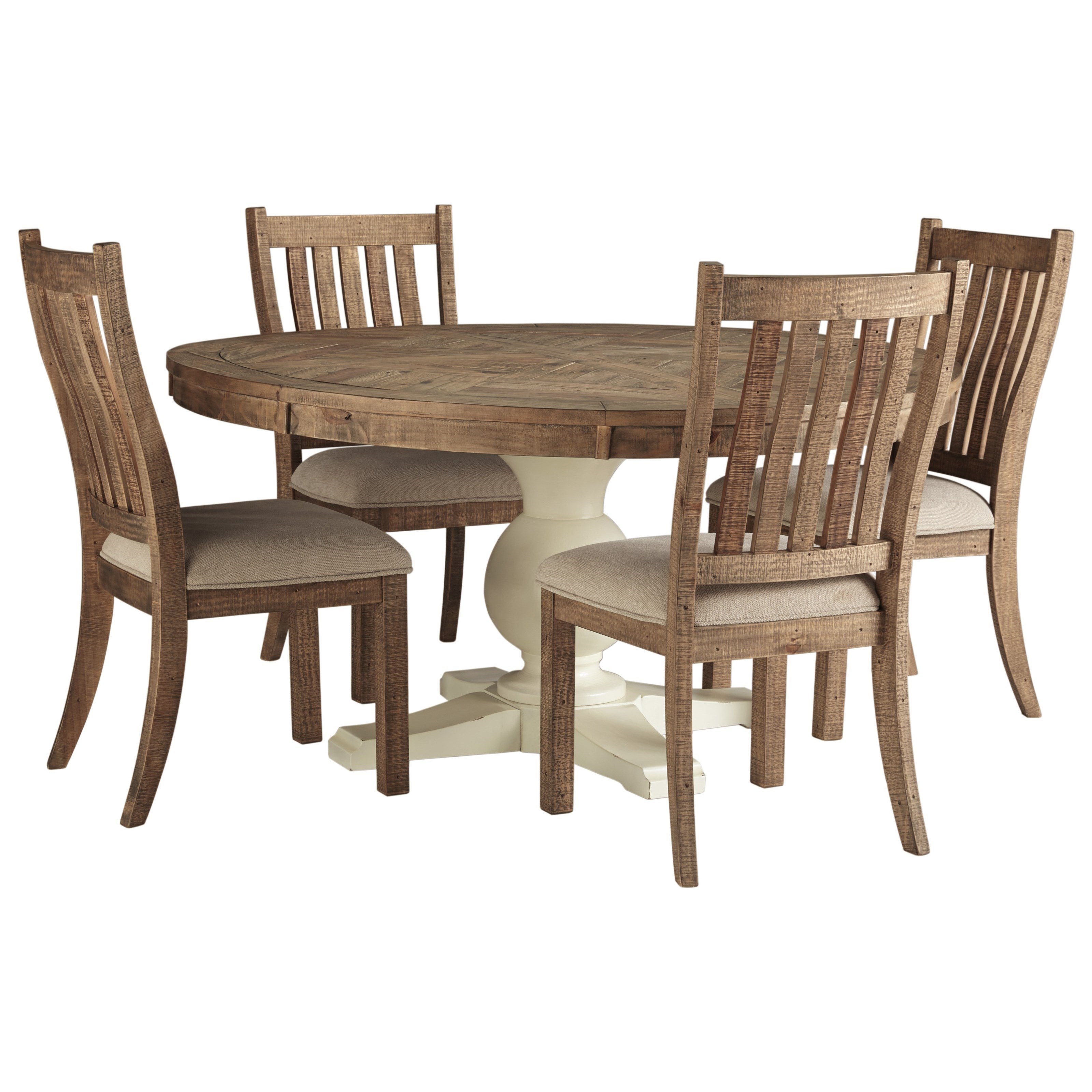Signature Design By Ashley Grindleburg 5 Piece Round Table And