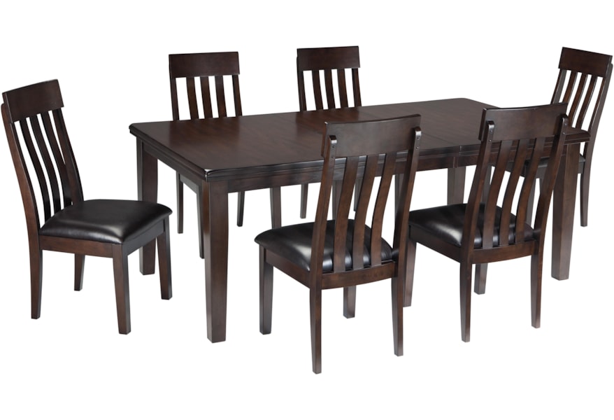 Signature Design By Ashley Haddigan 7 Piece Rectangular Dining