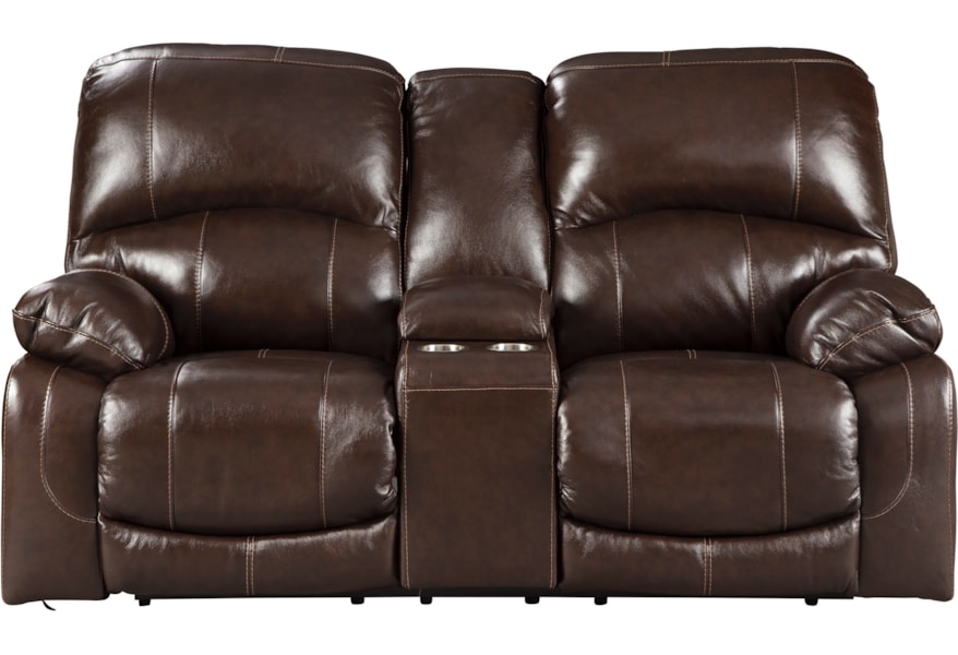 Hallstrung Pwr Rec Loveseat With Console Adj Hdrsts Hallstrung Pwr Rec Loveseat With Console Adj Hdrsts