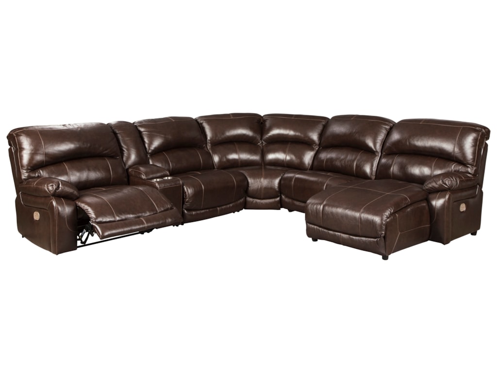 Signature Design By Ashley Hallstrung Leather Match 6 Piece Ashley Hallstrung Leather Match 6 Piece