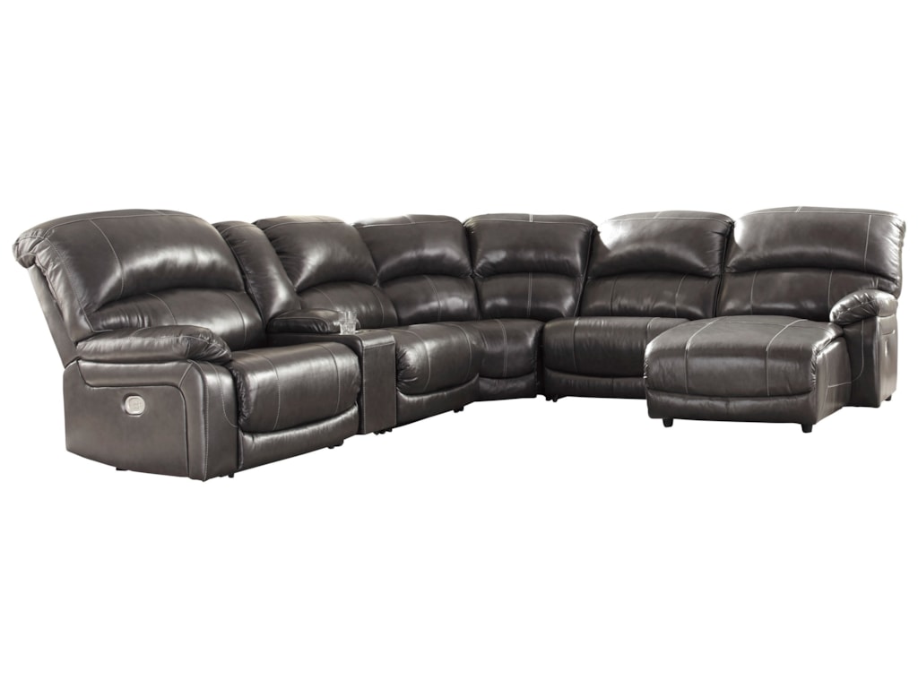 Hallstrung 6 Piece Reclining Sectional With Chaise Hallstrung 6 Piece Reclining Sectional With Chaise