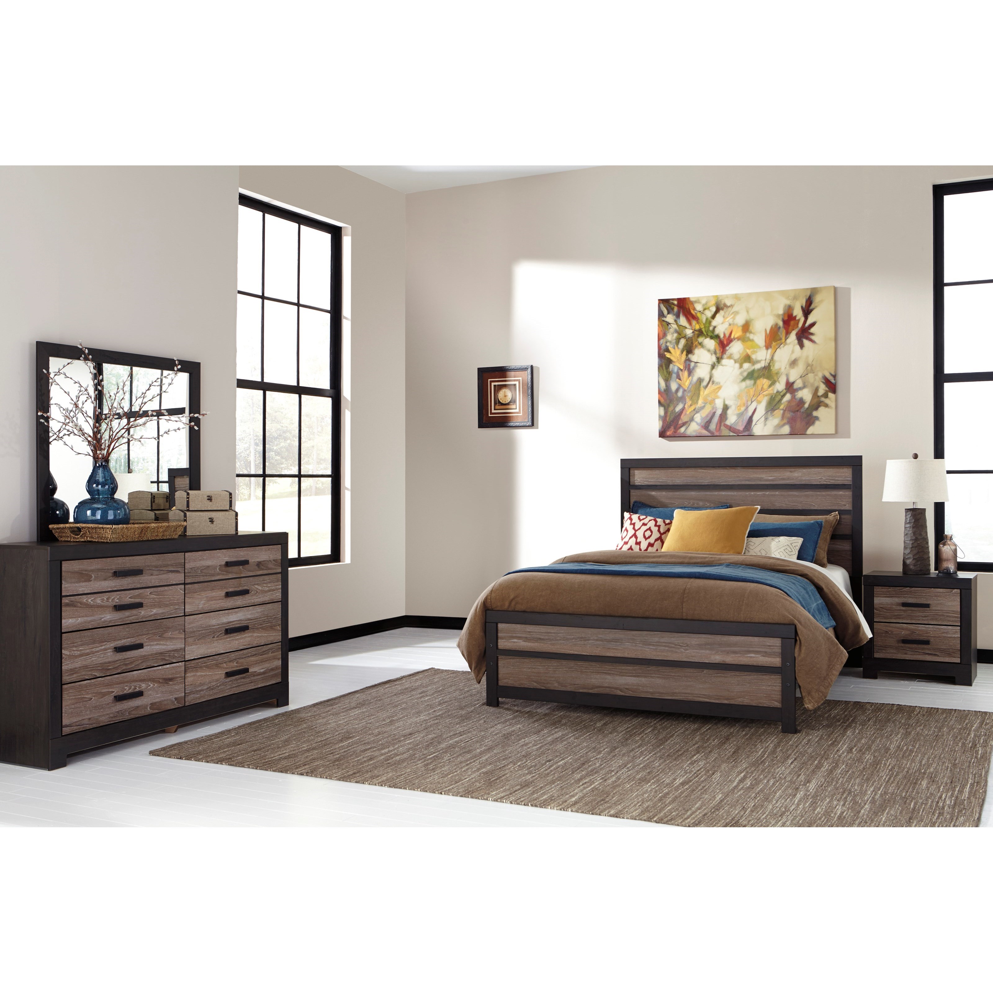 Signature Design By Ashley Harlinton King Bedroom Group Royal Furniture Bedroom Groups