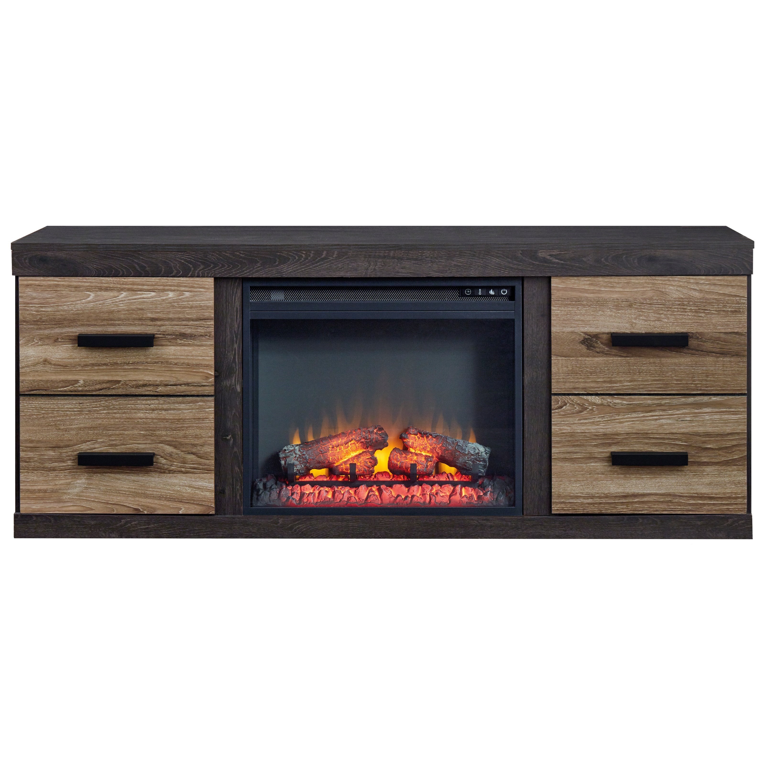 Signature Design By Ashley Harlinton Large Tv Stand W Fireplace