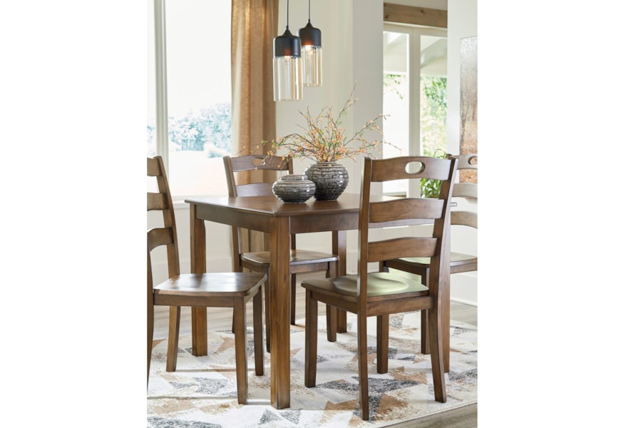 Signature Design By Ashley Hazelteen D419 225 Square Dining Table