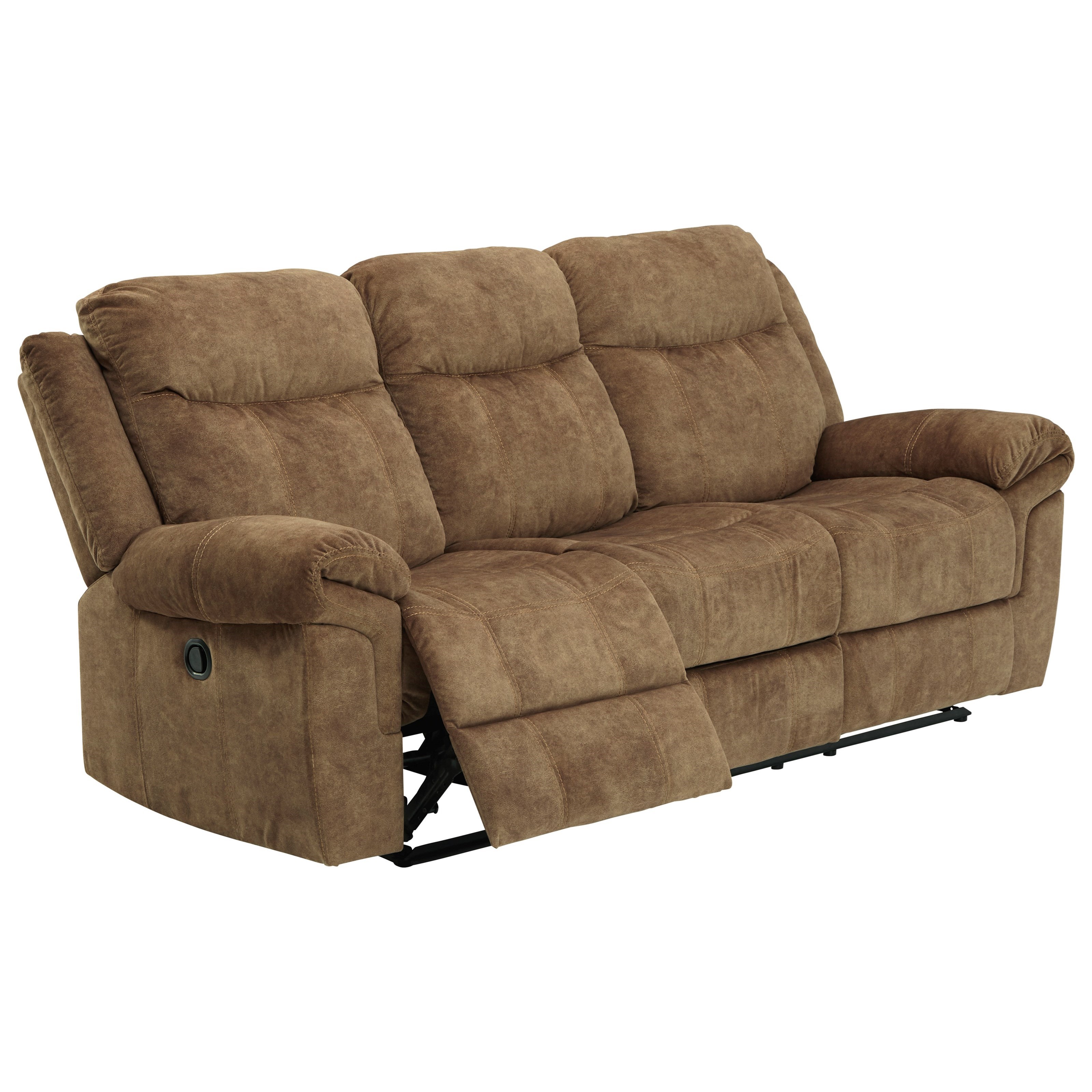 Signature Design by Ashley HuddleUp Reclining Sofa w/ Drop Down Table