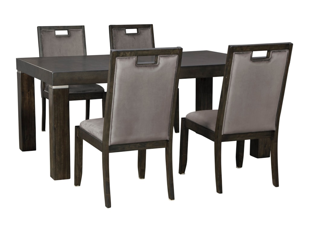 Signature Design By Ashley Hyndell 5 Piece Rectangular Dining