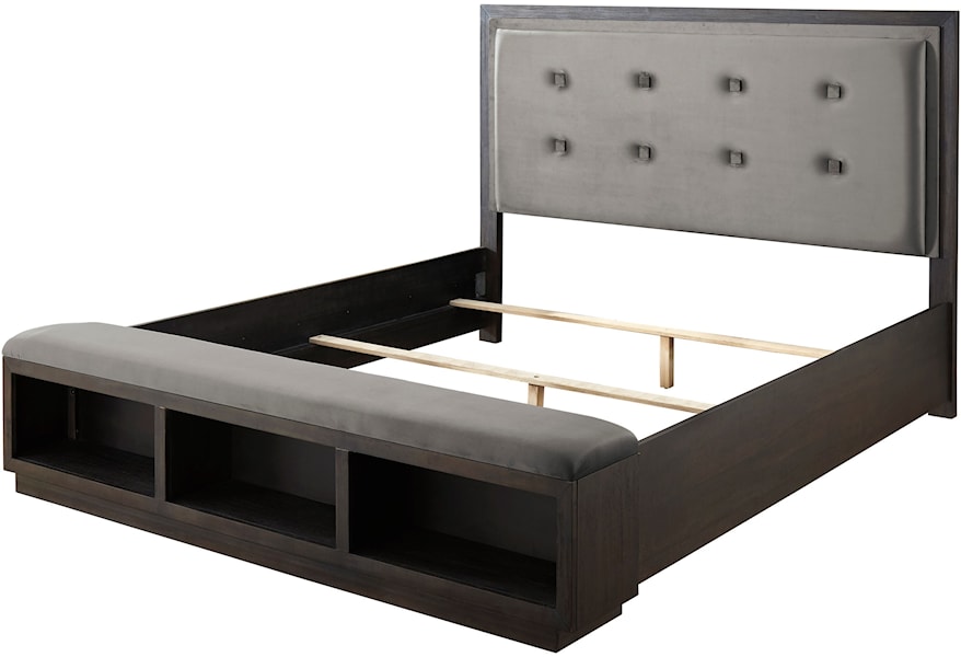 Signature Design by Ashley Hyndell Queen Upholstered Storage Bed 