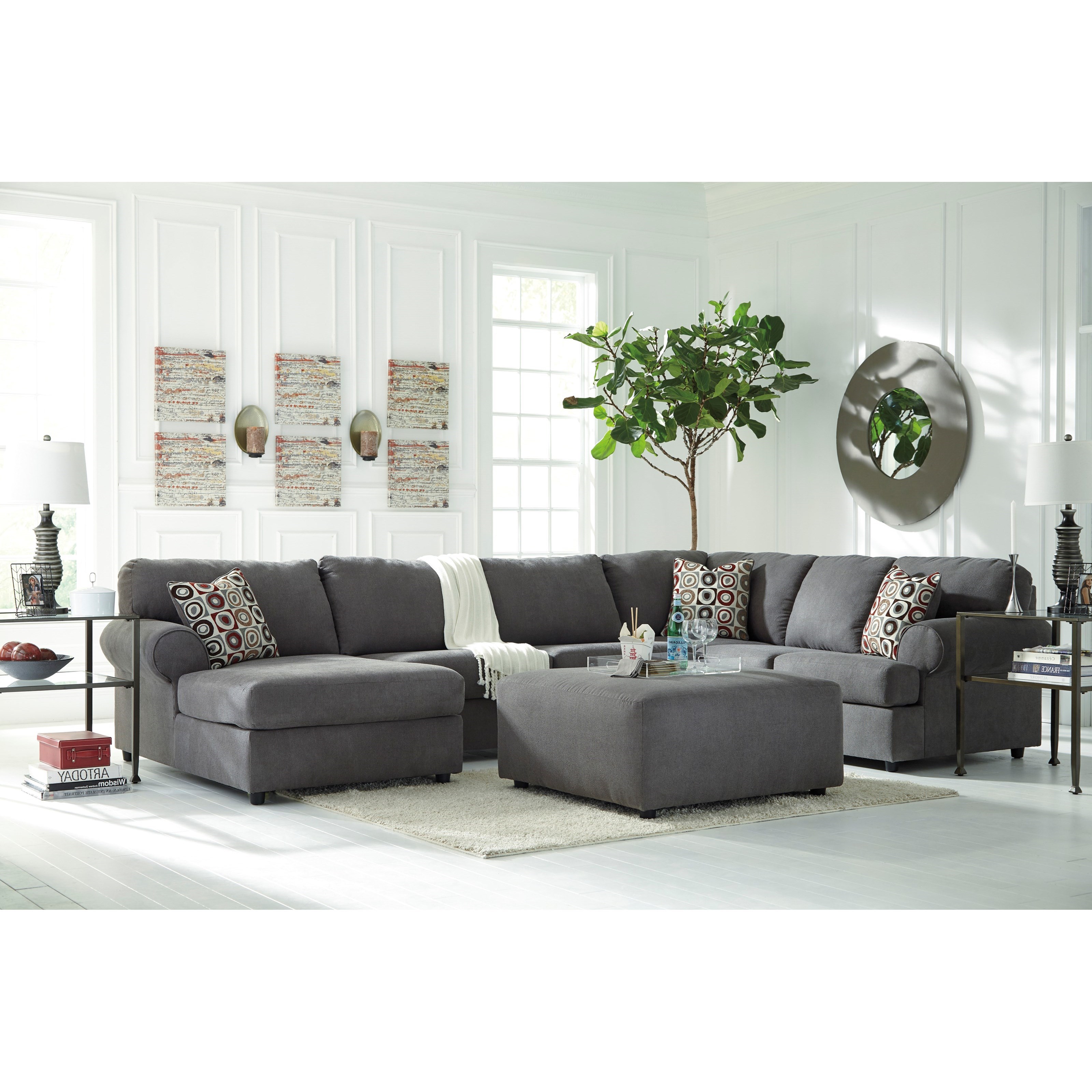 Ashley Signature Design Jayceon 3Piece Sectional with Left Chaise Dunk & Bright Furniture
