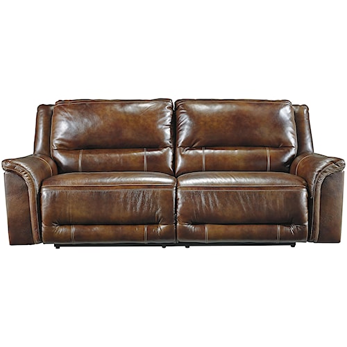 Signature Design By Ashley Jayron Contemporary Leather Match 2 Seat Signature Design By Ashley Jayron Contemporary Leather Match 2 Seat Reclining Sofa