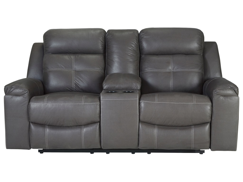 Signature Design By Ashley Jesolo 8670594 Contemporary Double Signature Design By Ashley Jesolodouble Reclining Loveseat With Console