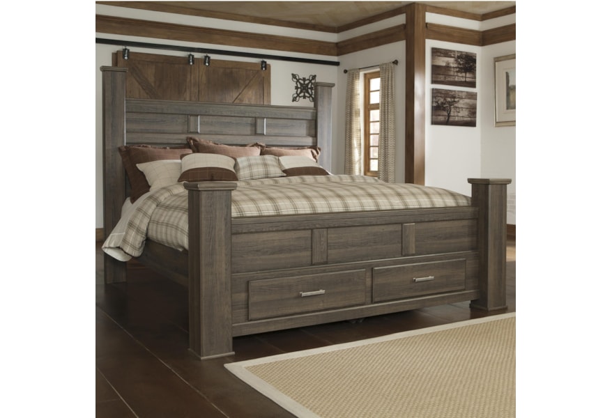 Juararo King Poster Bed Juararo King Poster Bed