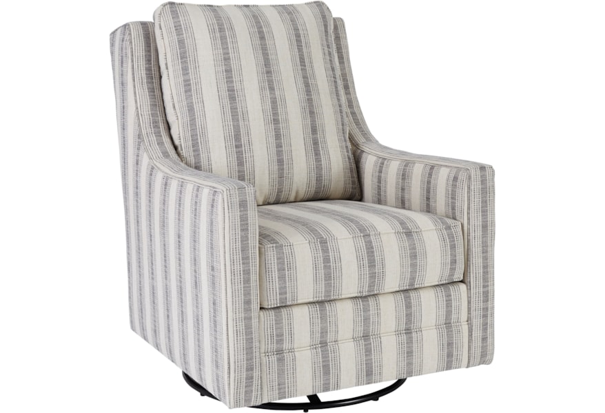 Signature Design By Ashley Kambria A3000207 Swivel Glider Accent Chair With Reversible Seat And Back Cushions Furniture And Appliancemart Upholstered Chairs