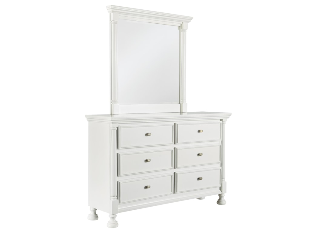 Signature Design By Ashley Kaslyn Dresser Bedroom Mirror