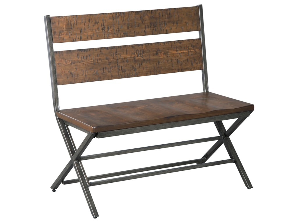 Signature Design By Ashley Kavara Distressed Pine Wood Metal