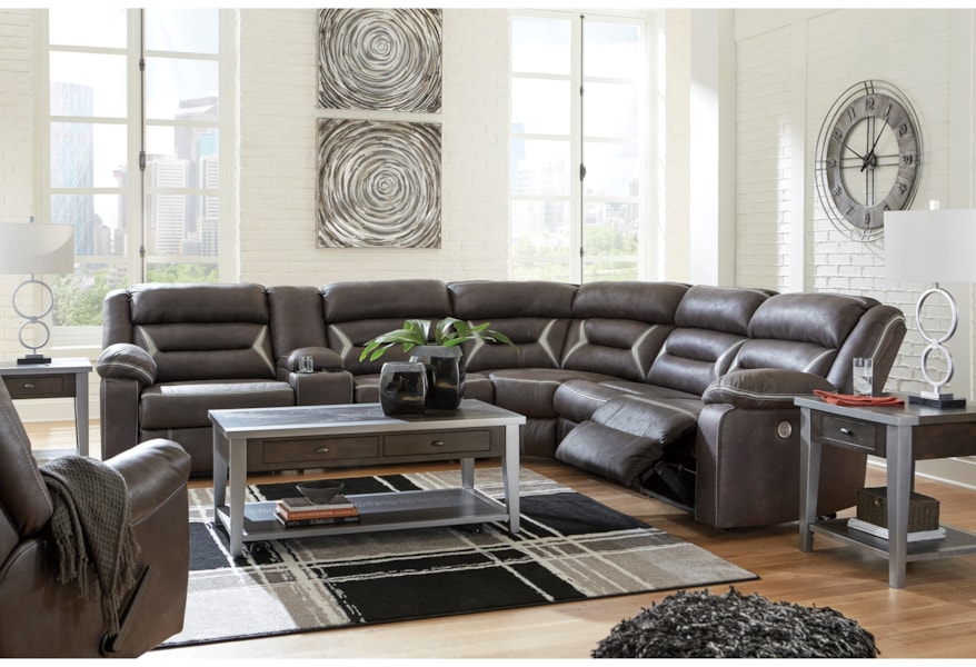 Signature Design By Ashley Kincord 77 46 62 Casual Contemporary Power Reclining Sectional Esprit Decor Home Furnishings Reclining Sectional Sofas Signature Design By Ashley Kincord 77 46 62 Casual Contemporary Power Reclining Sectional Esprit Decor Home Furnishings Reclining Sectional Sofas